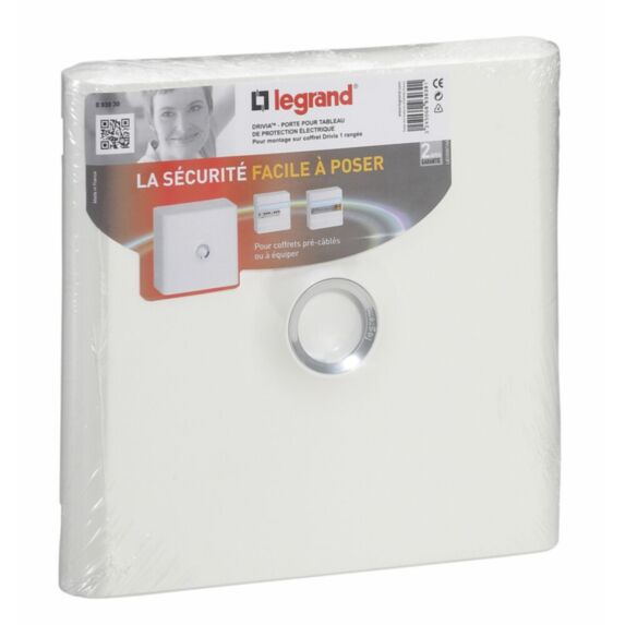 Porte blanche pour coffret drivia 1 rangee - LEGRAND
