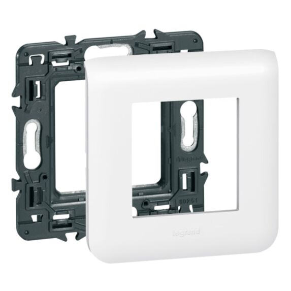 Plaque support mosaïc pour 2 modules - LEGRAND