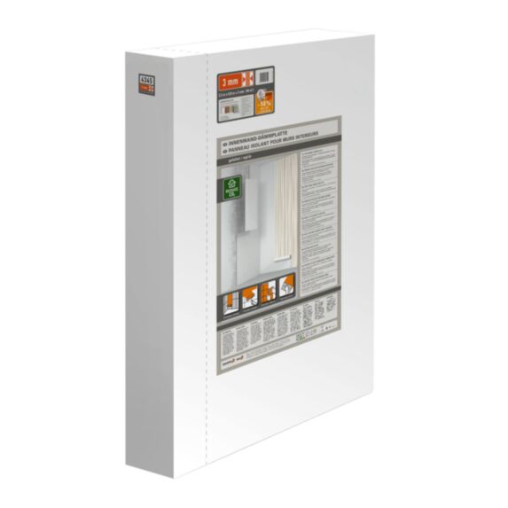 Panneau isolant Mural Replié polystyrène extrudé Ep.3mm 2,5x0,8m - CLIMAPOR