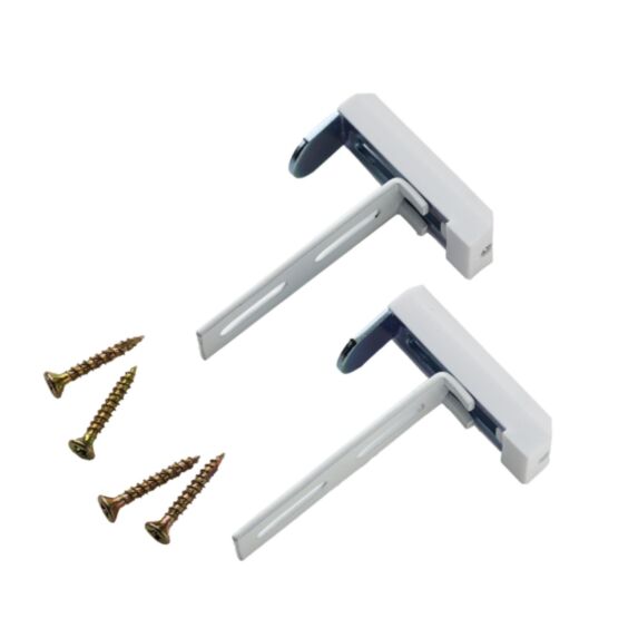 Supports de face blancs pour fenêtre pvc