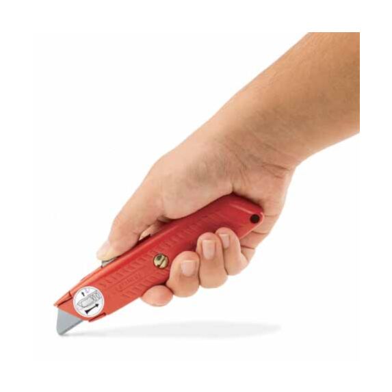 COUTEAU DE SECURITE A LAME AUTO-RETRACTABLE