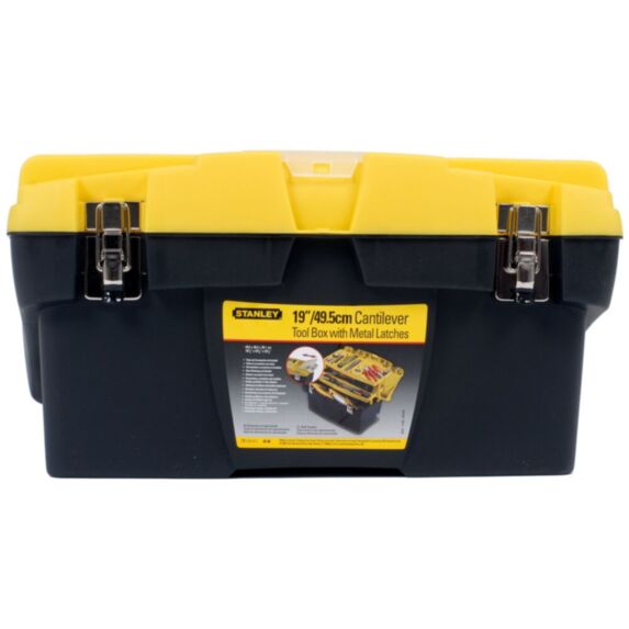 Boîte à Outils Jumbo Cantilever 48cm Noir - STANLEY