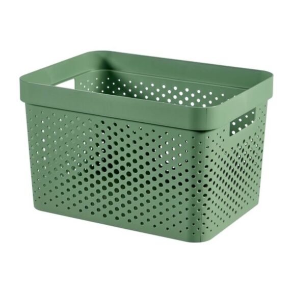 Bac de rangement Infinity 17L vert - ALLIBERT
