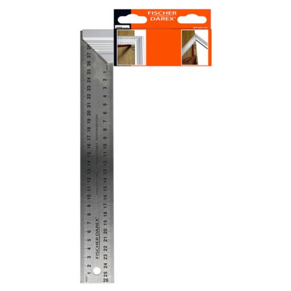 Equerre d'onglet acier 300 mm talon aluminium – FISCHER DAREX