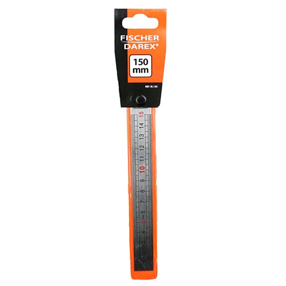 Réglet inox 150 mm - FISCHER DAREX
