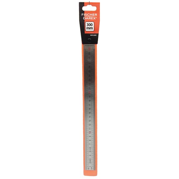Réglet inox 300 mm vrac - FISCHER DAREX