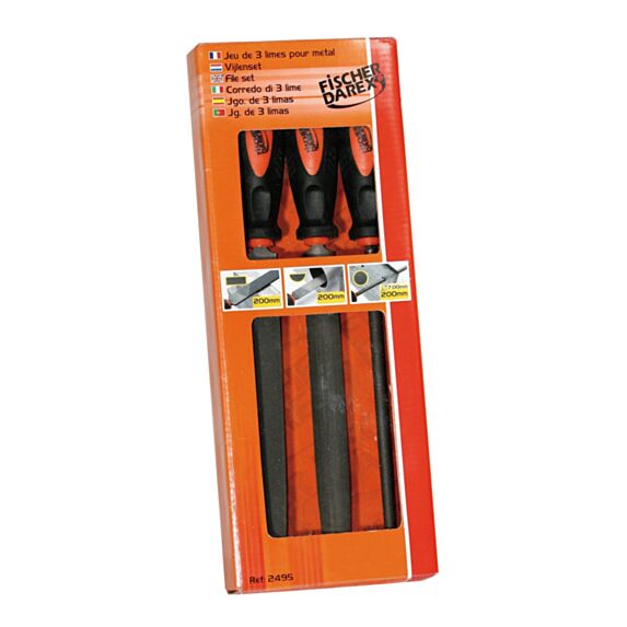 Kit de 3 limes - FISCHER DAREX