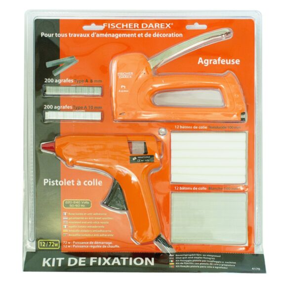 Agrafeuse et pistolet à colle - FISCHER DAREX