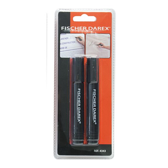 2 marqueurs noir - FISCHER DAREX