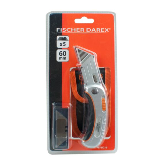 Cutter pliant trapèze + étui - FISCHER DAREX