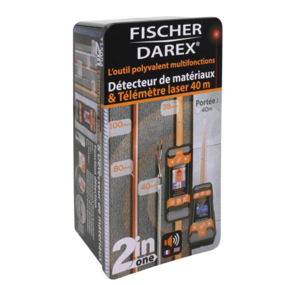 Détecteur de materiaux/télémètre à laser 40 m - FISCHER DAREX