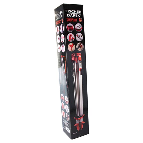 Trépied ajustable aluminium 0,97-1,6m - FISCHER DAREX