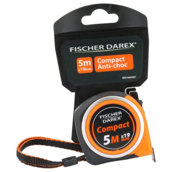 Mètre ruban mesure compacte Classic 5mx19mm - FISCHER DAREX
