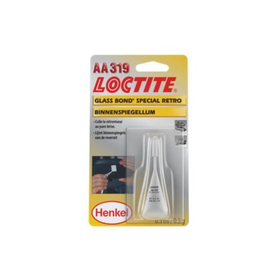 Colle Glass Bond spécial rétro AA 319 0,5ml - LOCTITE