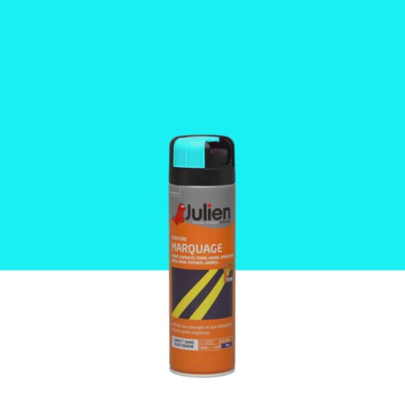 Peinture aérosol Marquage Bleu Mat 500ml - JULIEN