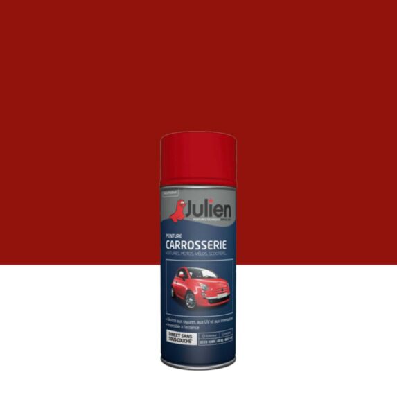 Peinture aérosol Carrosserie Rouge Ferrari Brillant 400ml - JULIEN
