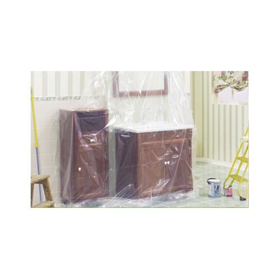 feuille plastique de protection bricolage 4x3m - INTERMAS