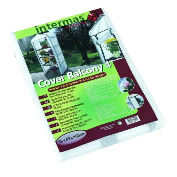 Serre de balcon 4 étagères 0,50x0,70x1,58m - NORTENE