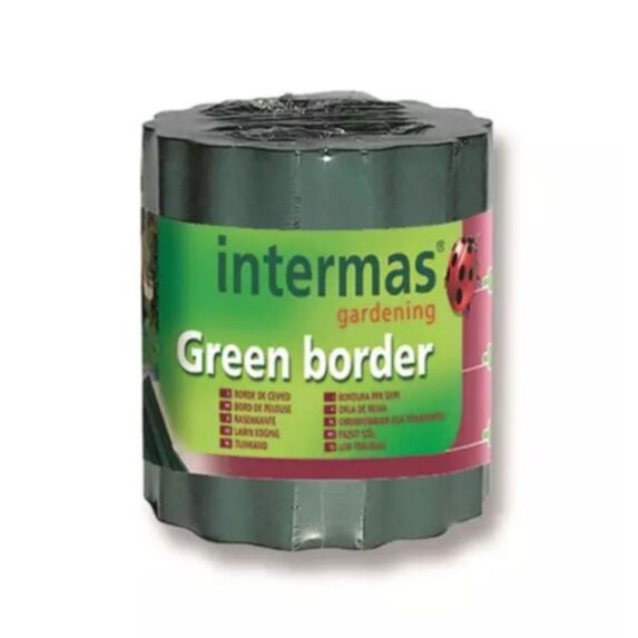 Bordure pour gazon à dérouler 0,15x9m Vert - INTERMAS