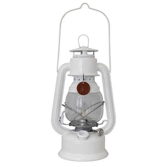 Lampe tempête à huile en métal galvanisé - blanc - GUILLOUARD