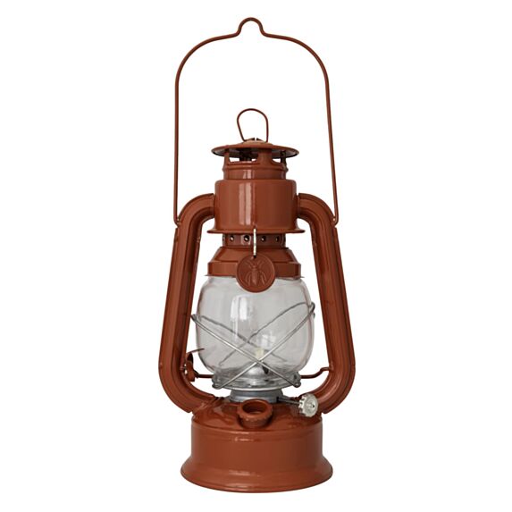 Lampe tempête à huile en métal galvanisé - rouge - GUILLOUARD