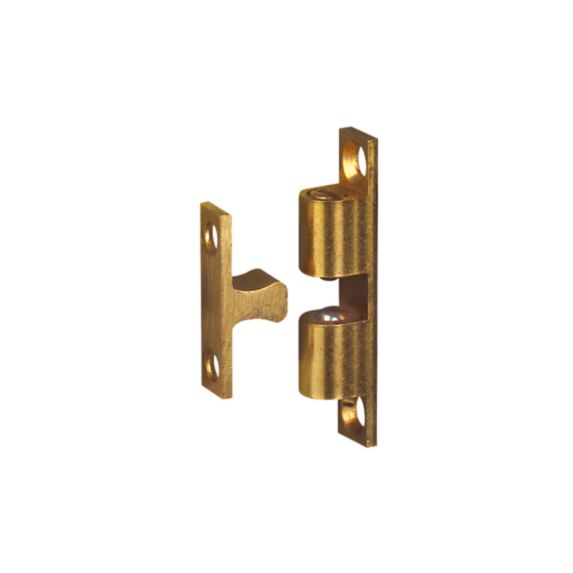 Lot de 2 loqueteaux à 2 billes à visser force réglable par serrage fermeture pour porte de meuble