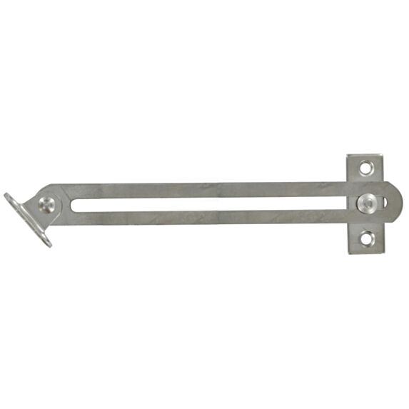 Coulisseau glissière L.140mm acier nickelé x2