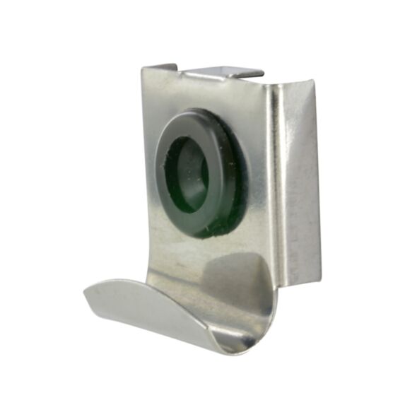 Lot de 4 pattes à glace L25xH30xP8mm laiton chromé