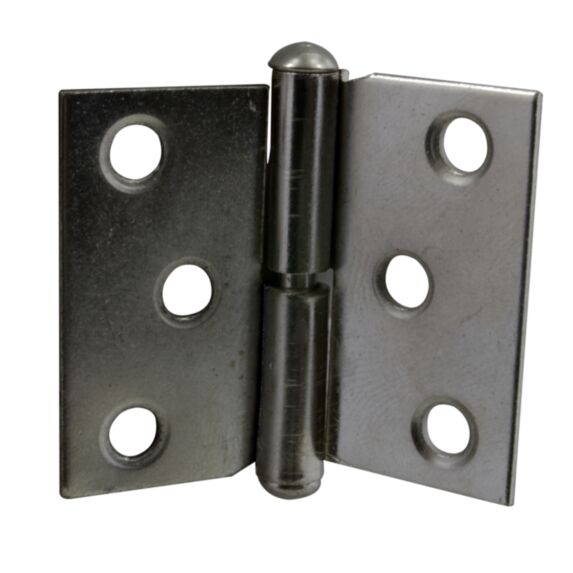 Lot de 2 paumelles droites pour porte gauche à visser