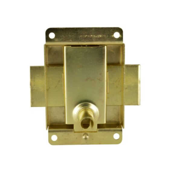 Serrure en applique droite/gauche axe 25 laitonné