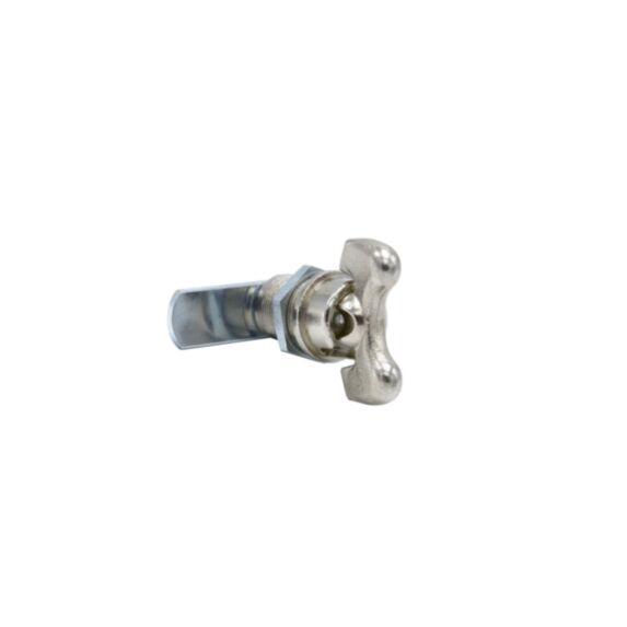 Verrou ailette cadenassable D19mm L20mm zamak