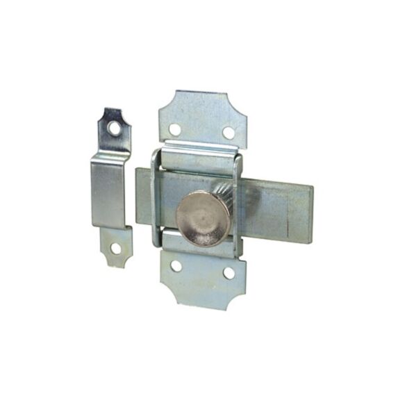 Targette pêne plat acier zingue longueur 60