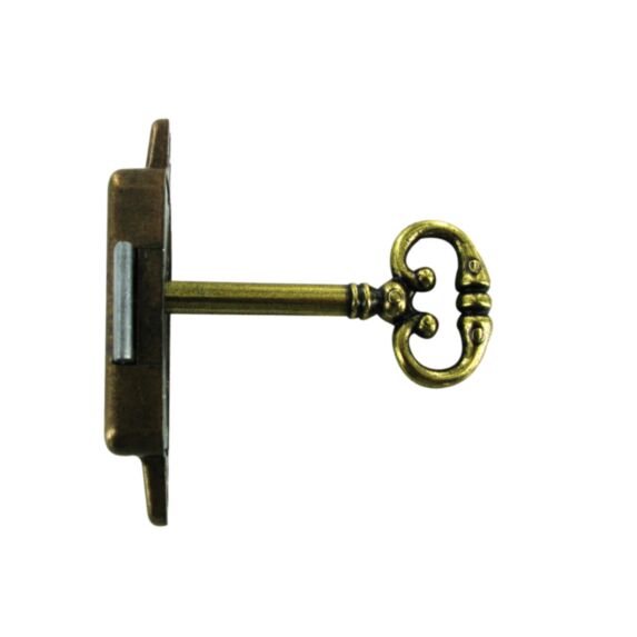 Serrure à visser en applique pour porte droite fermeture à clé pour porte de meuble