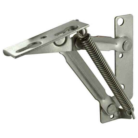 Compas à visser à ressort droit pour porte relevable charge maxi 10kg