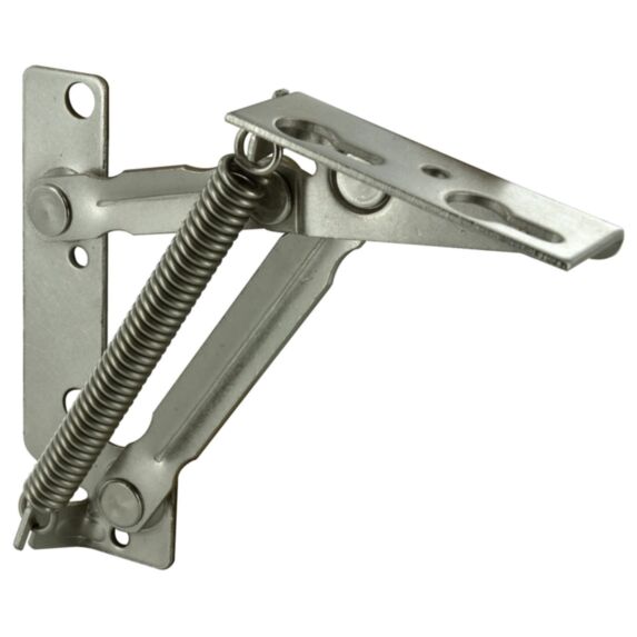 Compas à visser à ressort droit pour porte relevable charge maxi 10kg