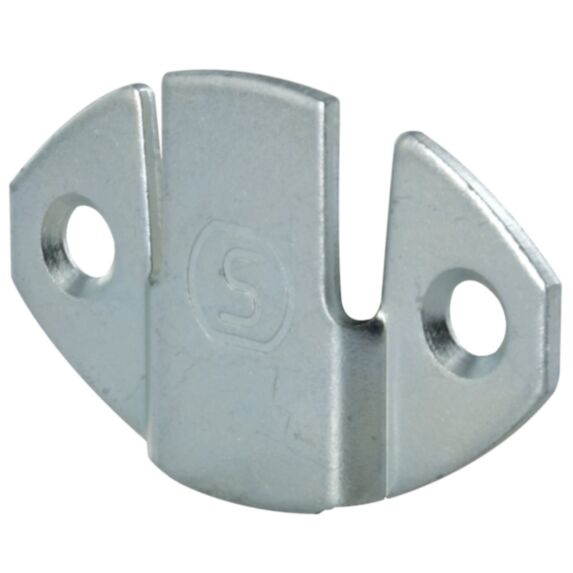 Ferrure accrochage 42.5x26mm acier zingué x4