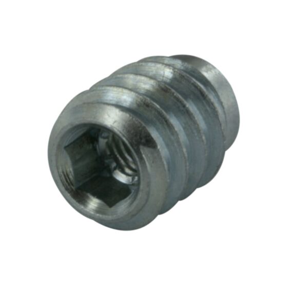 Insert à visser HC10 D18,5mm L20mm acier zingué x4