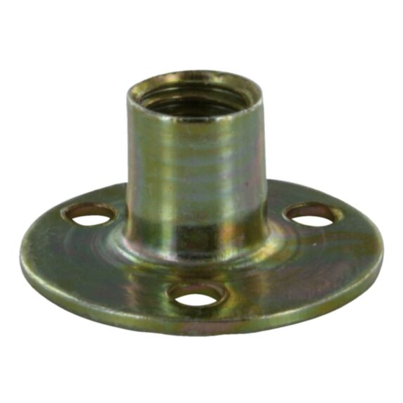 Ecrou à platine M8 D25mm acier zingué x2