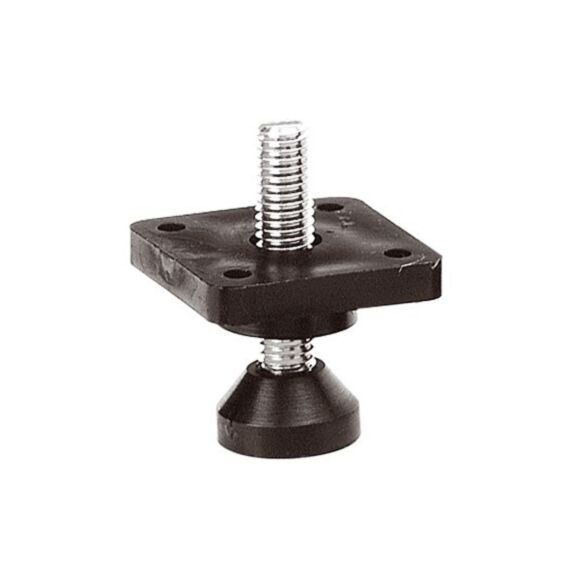 Verin réglable m8x45 acier zingue noir