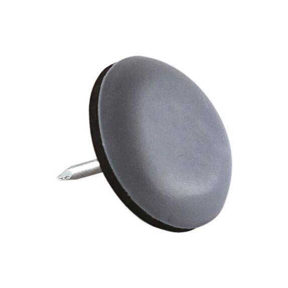 Patin à clouer ptfe bleu diamètre 25 x4