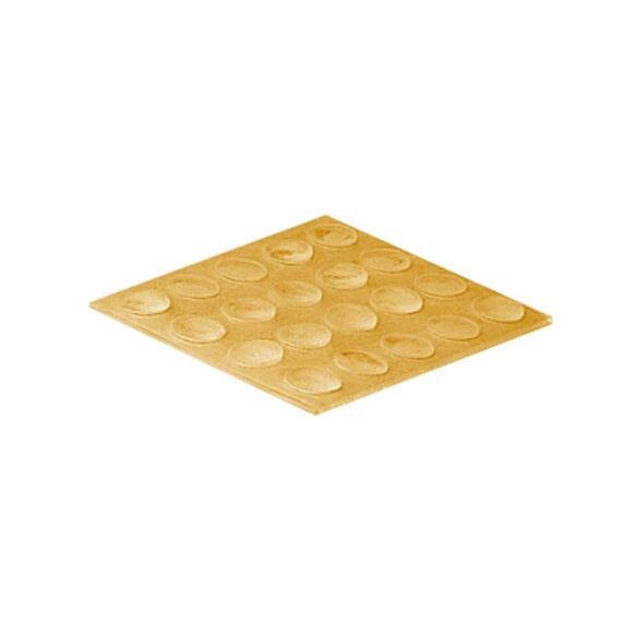 Butée ronde plastique transparent d12 x20