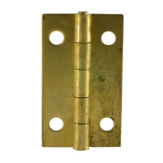 Charnière rectangle 35x22mm laiton poli x2