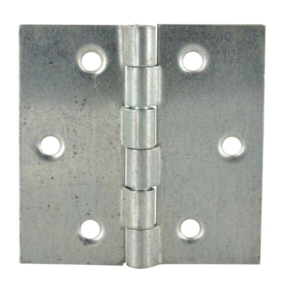 Charnière carrée renforcée 60x60mm acier x2