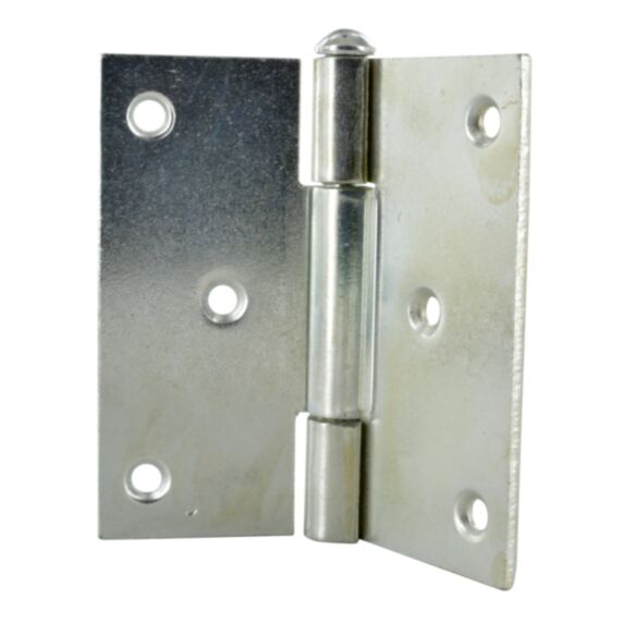 Charnière 80x80mm, axe mobile Acier zingué x2