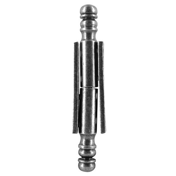 Paumelle universelle vase 50mm fer patiné x2