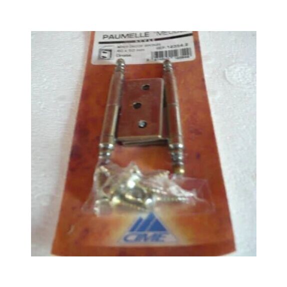 Lot de 2 paumelles rustiques aspect Vieux Bronze - CIME