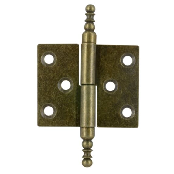 Paumelle vase gauche 40x50mm vieux laiton x2