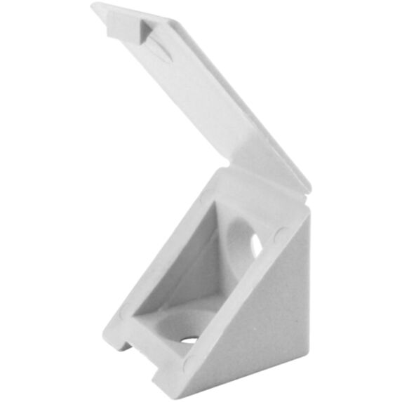 Ferrure assemblage 23x23x23mm blanc x4