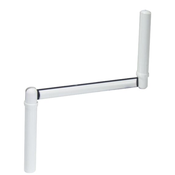 Manivelle pour tringle de manoeuvre Ø12mm longueur totale 410mm - CIME