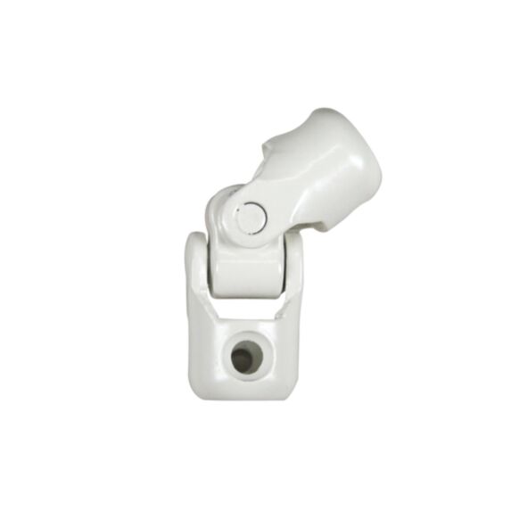 Genouillère pour tige d'entraînement Ø12mm et tringle Ø12mm acier blanc